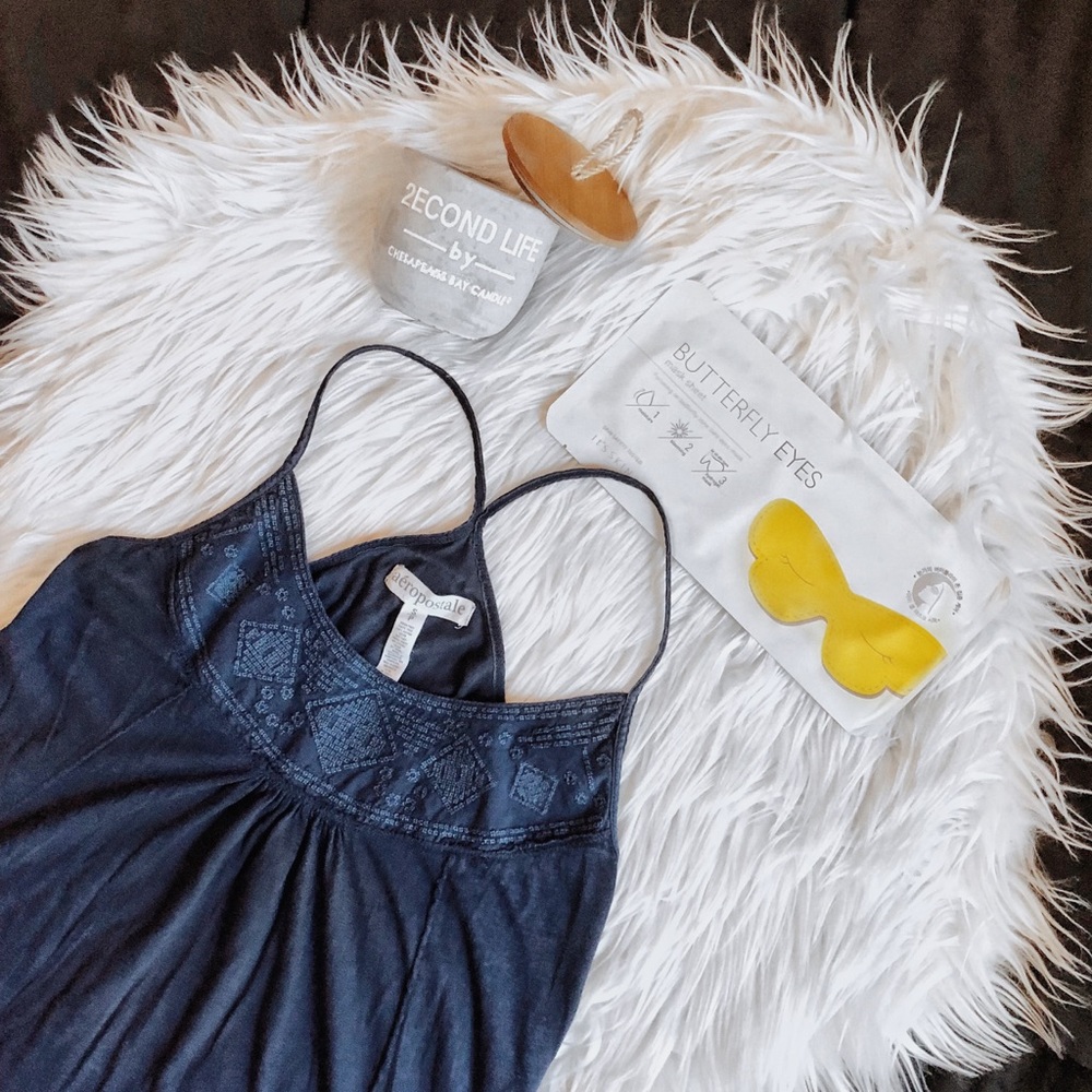 AEROPOSTALE NAVY BLUE TANK TOP